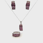Ruby Jewelry Set