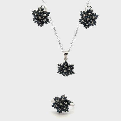 Sapphire Jewelry Set