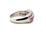 Triple Band Ruby Ring in 925 Sterling Silver – Handmade by Jewelry Artist & Gemologist Reza Piroznia